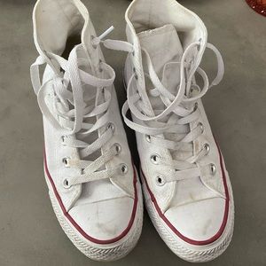 White high top converse